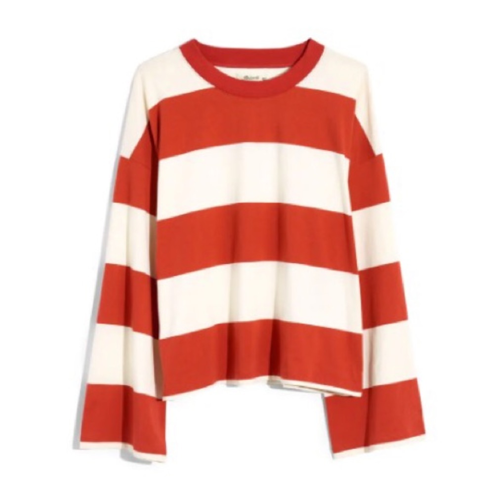 Madewell Easy Crop Rugby Stripe